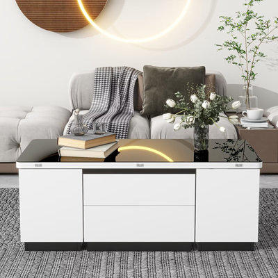 Sobro Smart Storage Coffee Table With Refrigerated Drawer