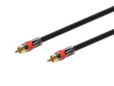 Monoprice 3ft High-quality Coaxial Audio/Video RCA CL2 Rated Cable M/M RG6U  75ohm Gold connector (for S/PDIF, Digital Coax, Subwoofer & Composite  Video) 