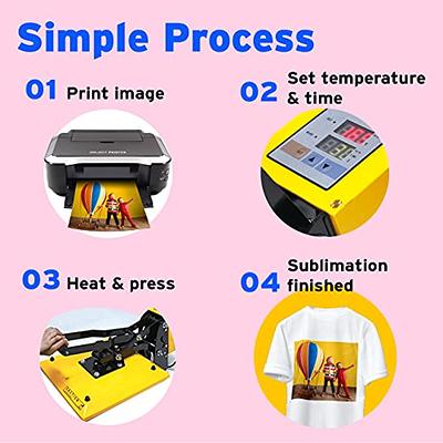 Sublimation Paper For Inkjet Printer 8.3x11.7 100g Ink(100sheets