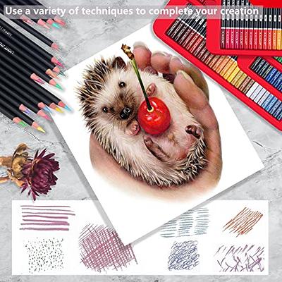 Arrtx 126 Colored Pencil Set Soft Core Coloring Pencils for Adult Color  Drawing Blending Shading Sketching, Coloring Pencils Art Supplies for  Artists