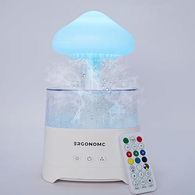 Rain Cloud Humidifier Water Drip, 2X Cool Mist Rate Ultrasonic