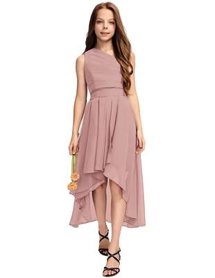 dusty rose junior bridesmaid dresses