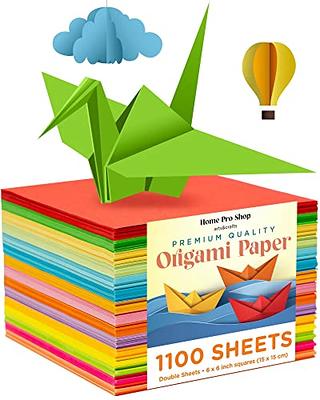UPSTORE 100 Sheets 8 x 8 inch 10 Colors Origami Paper Handmade