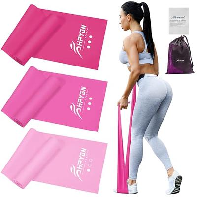 Wearslim Natural Rubber Professional Resistance Loop Bands For Legs And  Butt, Elastic Exercise Band Set For Women