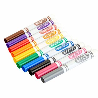 Crayola Adult Colouring Markers - Fine Line Markers - Classic Colours - 12  pack