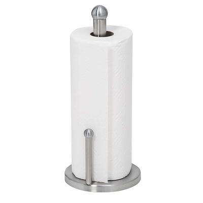 Honey Can Do Paper Towel Holder with Steel Spice Rack - White