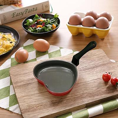 Neoflam 5.5'' Ceramic Nonstick Little Shaped, Frying Griddle Pan Shaper,  Mini Pancake Waffle Maker with Heat Resistant Handle for Breakfast  Scrambled Egg, Grilled Cheese, Red Heart (51102) - Yahoo Shopping