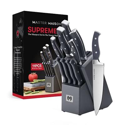 Senken Knives 8 Piece High Carbon Stainless Steel Assorted Knife