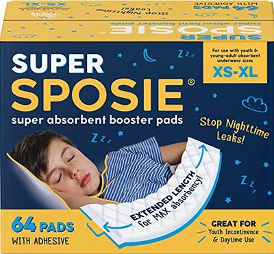 Super Sposie Booster Pads, 64 Count, Unisex-Kids, Incontinence Protector -  Yahoo Shopping