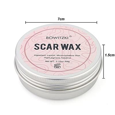 Bowitzki Halloween SFX Scar Wax (2.12oz ) Fake Wound Scar Modeling