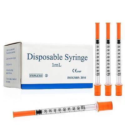 1ml 29Ga 13mm/0.5Inch Syringe with Needle, Disposable Individual Package of  20 - Yahoo Shopping