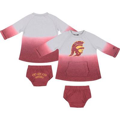 Infant Cardinal Arizona Cardinals Allover Print Raglan Full-Zip Jumper