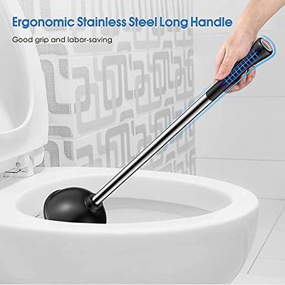 OXO Good Grips Bathroom Hideaway Toilet Brush and Plunger