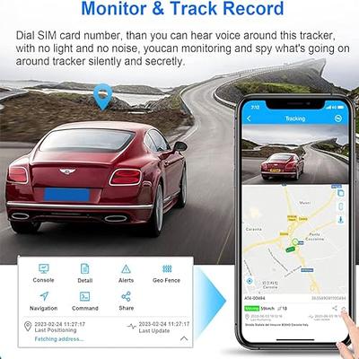 GPS Tracker for Vehicles, Mini Magnetic GPS Real time Car Locator, Full USA  Coverage, No Monthly Fee, Long Standby GSM SIM GPS Tracker for