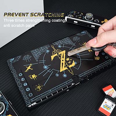 DLseego Switch OLED Skin Sticker Zelda Pattern Full Wrap Skin Protective  Film Sticker Design for Switch OLED New Switch Model Joy-con Controller