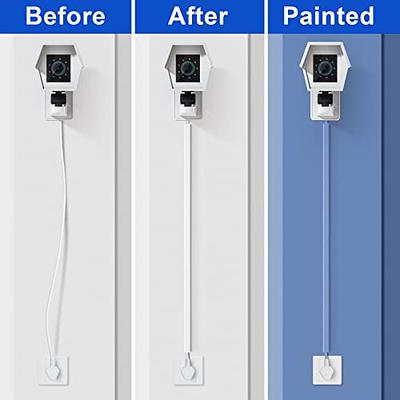 Rubber Bond TV Cord Hider Cable Protector - Strong Self Adhesive Wall Cord Cover Cable Hider - Low Profile Cable Management Wall Cord Concealer