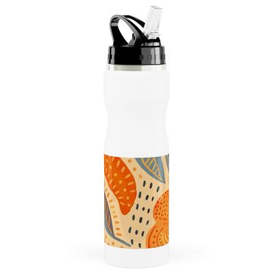 Back to Life Logo-Print Stainless Steel Water Bottle, 710ml