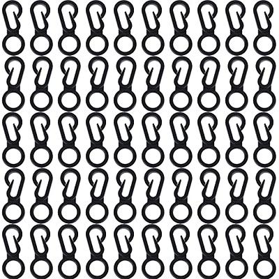 Camping Snaps Hooks Plastic Buckles, 8mm Hole Clip for Tent Canopy - Black  - Yahoo Shopping