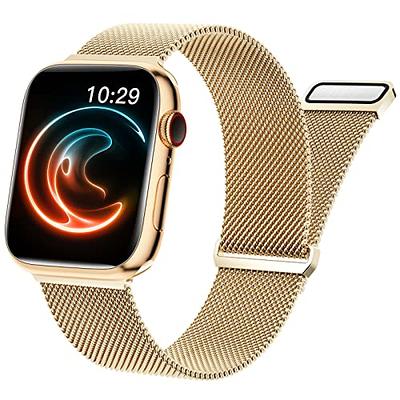 MioHHR Slim Metal Bands Compatible with Apple Watch Band Series 9/ 8/7(45mm 41mm),Series SE 6/5/4(40mm 44mm),Series 3/2 /1(38mm 42mm), Ultra 2 1