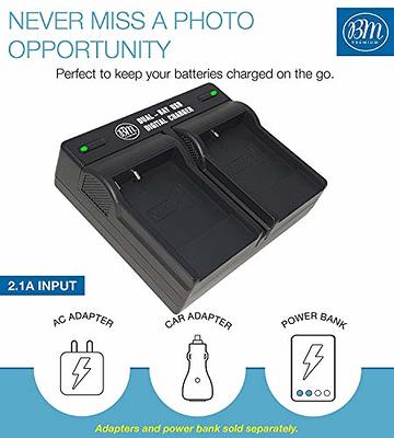 2x LB-060 Battery + Charger for Kodak Pixpro AZ522 AZ521, Kodak AZ501, Kodak AZ421, Kodak AZ362 AZ361