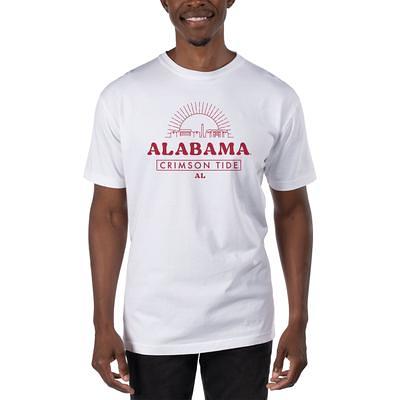 Men's Nike #18 White Alabama Crimson Tide Game Jersey