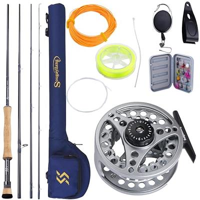 Booms Fishing FF2 Fly Fishing Accessories and Tools Kit, Fly Fishing Gear  Combo: Fly Fishing Forceps, Fly Fishing Nipper, Line Leader Straightener,  Zinger Retractor, Two-Sided Fly Box Assortment 4 in 1 Combo