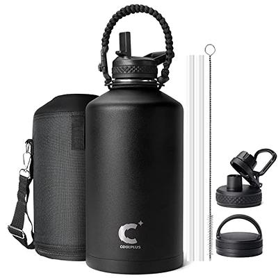 Coolplus Gallon Water Bottle Insulated with Paracord Handle & 3