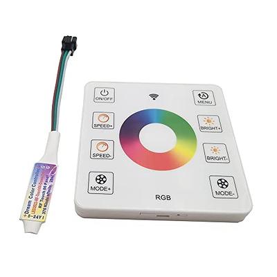 24V LED Strip Lights - Touch Series RGB LED Controller with Color Wheel