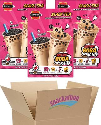 BUBBLE TEA SUPPLY At Home Black Milk Tea [40-45 drinks] Starter Bubble Tea  Kit Gift Set Bubble Tea Boba Instant Boba Milk Tea Tapioca Bubble Tea