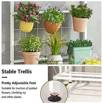 Outdoor Garden Flower Pot Holder Shelf - Heavy Duty Potted Flower