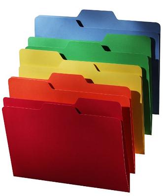 Yaomiao 48 Pcs Hanging File Folders Letter Size File Organizer Multicolor  Hanging Folders with Tabs for Home Classroom Office School Document Storage