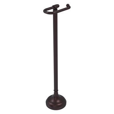 Allied Brass European Style Toilet Tissue Stand - Matte Black TS-25E