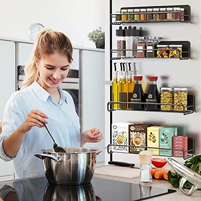 Refrigerator Magnetic Spice Rack Space Saving Kitchen Magnetic