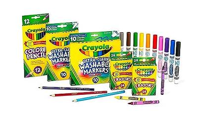 Crayola Supertips Washable Markers (80ct), Bulk Teacher Supplies for  Classrooms, Kids Markers for Back to School, Ages 3+ [ Exclusive]