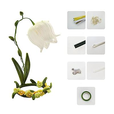 Finyoffiy Pipe Cleaners Craft Supplies Flower Craft Kit DIY Tulip Bouquet  Making Kit Fuzzy Sticks Crafting Materials to Decorations Gift (White) -  Yahoo Shopping