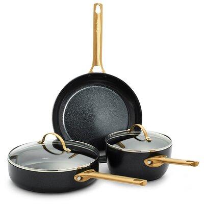 Neoflam Midas Plus 9-Piece Ceramic Nonstick Cookware Set/EMERALD Green