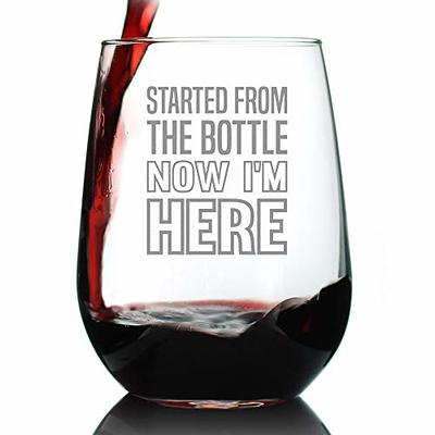 Queen – Cute Funny Stemless Wine Glass, Large Glasses, Etched Sayings, Gift  Box - Yahoo Shopping