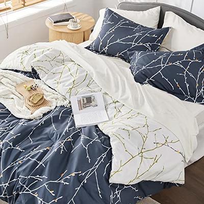  Bedsure Full/Queen Comforter Sets, 7 Pieces Bed in a Bag -  Stripes Seersucker Bedding Set with Comforter, Flat Sheet, Fitted Sheet,  Pillow Shams, Pillowcases : Home & Kitchen