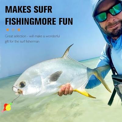 Dovesun 10PCS Pompano Rigs for Surf Fishing Pompano Floats Pre