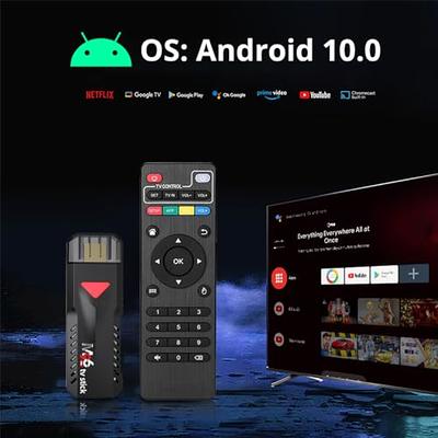 Transpeed TV Stick Android 11.0 4K 2GB RAM 16GB ROM Android TV Stick  Support 2.4G 5G WiFi BT 4.0 Dolby Digital Smart Streaming Stick with Voice  Remote