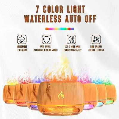 Colorful Flame Light Air Humidifier 200ml Aroma Diffuser Ultra