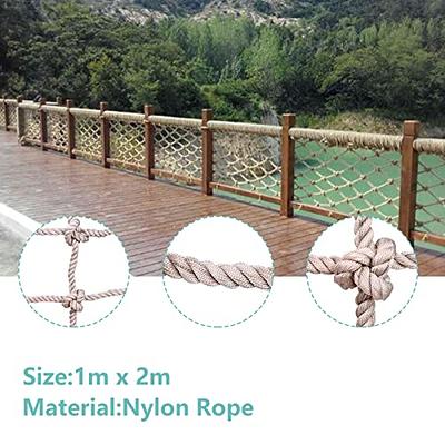 WMLBK Playground Net Climbing Net Nylon Rope Ladder Safety Nets Cargo Rope  Indoor Outdoor Climbing Rope Net for Treehouse Protection Wall Balcony  Banister Protection Fence Decor Mesh - Yahoo Shopping