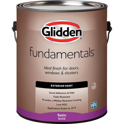 Glidden Exterior Paint + Primer: Teal/Aqua Exterior Paint /Adventure, One  Coat, Satin, 1 Gallon