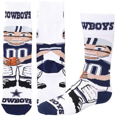 Youth for Bare Feet Dallas Cowboys Zubaz Zubified Crew Socks