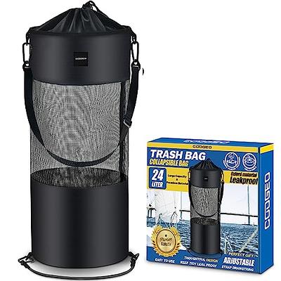 Boat Trash Can Outdoor Resuable Hoop Mesh Boat Trash Bags, Pontoon Boat  Accessories Marine, Boat Garbage Can for Fishing, Kayak, Camping - Yahoo  Shopping