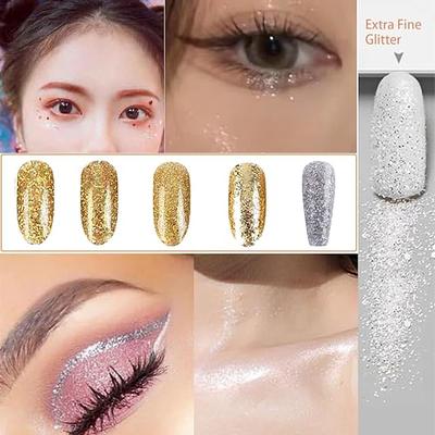 Ultra Fine Glitter 45 Colors Set, Holographic Glitter Powder for Tumblers,  Arts and Craft Glitter, Iridescent Glitter for Epoxy Resin, Cosmetic  Glitter for Body Nail Face Hair Eyeshadow Makeup
