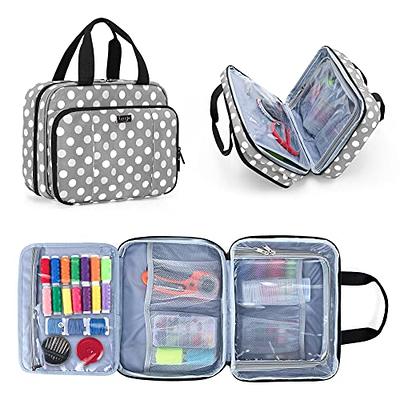 PACMAXI Sewing Machine Accessories Storage and Pad Set, Water-Resistant  Floral Sewing Accessories Organizer