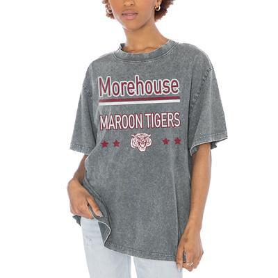 Women's Gameday Couture Gray VCU Rams Here To Play Oversized T-Shirt