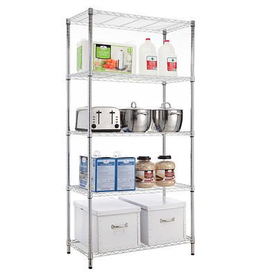 3 Tier Wire Shelving Chrome - Brightroom™