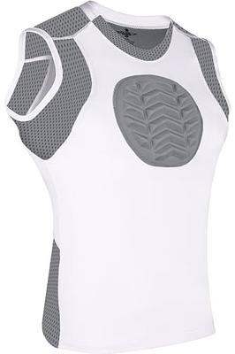 TUOYR Youth Padded Compression Shirt Football Chest Heart Guard Protection  for Kids Baseball Shoulder Sternum Protector Boys Kids Breathable  Undershirt for Basketball Lacrosse Rugby - Yahoo Shopping